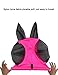 Horse Fly Mask, Fly Mask with Ears Tgw Riding Extra Comfort Grip Soft Mesh Horse Fly Mask with Ears (L, Pink)