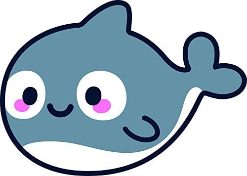 Amazon Com Kawaii Orca Killer Whale Ocean Underwater Cute Baby Animal Cartoon Vinyl Sticker Automotive