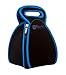 Fold Up Placemat Lunchbox for School, Office, Picnic - Insulated Neoprene Machine Washable Hygienic for Boy or Girl Kids School Lunch Box, Adult Lunchbox for Office and Hiking, REGULAR Black / Blue