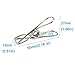 APL JZ-13 Universal Stainless Steel Clips Clothespins Hanging Clips for Home Office Use, 10 PCS