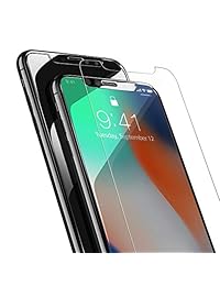Power Theory iPhone X iPhone Xs Glass Screen Protector [2-Pack] with Easy Install Kit [Premium Tempered Glass]