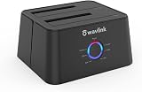 WAVLINK USB 3.0 Dual Bay SATA HDD SSD Docking Station Offline Clone 2.5 3.5 view 2