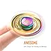 GlueMii Fidget Spinner Phone Stress Reducer Figit Toy for Kids and Adults,Finger Spinner Focus Toys for Anxiety,Autism,Boredom,Rainbow Color