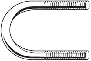 FABORY 1/4"-20 x 1-1/4" Pipe Size Plain 304 SS U-Bolt