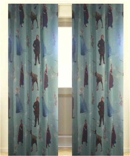 Disney Frozen Childrens Blackout Curtains 135 140cm X250cm Amazon