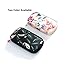 Ac.y.c Women's Zip ID Case, ID Case Wallet, Key Coin Pouch, Keychain Purse (Cow)