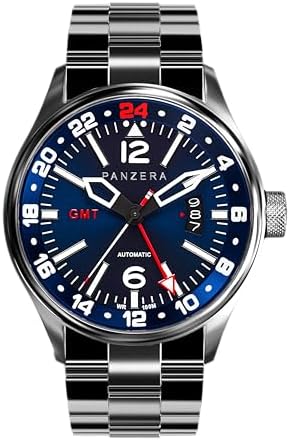 Amazon.com: Kentex S820X-03 Marine GMT Mechanical Automatic Watch