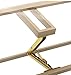 Coaster Home Furnishings - Melo - Metal and Glass - 41-Inch Drafting Table with Adjustable Pitch, Three Drawers, Retractable Pencil Ledge and Storage Compartments - Home Office - Silver - 800986