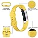 Maledan Bands Compatible with Fitbit Alta Women Men, Waterproof Replacement Band Strap for Fitbit Alta HR/Alta/Ace Kids, Small, Mango Yellow