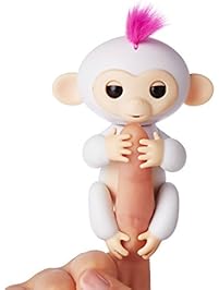 Fingerlings - Interactive Baby Monkey - Sophie (White with Pink Hair) By WowWee