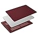 MOSISO Compatible with MacBook Pro 13 inch Case M2 2023, 2022, 2021-2016 A2338 M1 A2251 A2289 A2159 A1989 A1708 A1706 with/Without Touch Bar, Plastic Hard Shell&Screen Protector, Wine Red