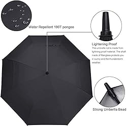 G4Free 54 inch Windproof Golf Umbrella UV