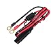 SAE to Ring Terminal Harness Cable 2FT - SAE Plug to Battery Connector Solar Panel Cord Extension Adapter 12V 24V 2 Pin Quick Connect and Disconnect 16AWG Wire 10A Fuse