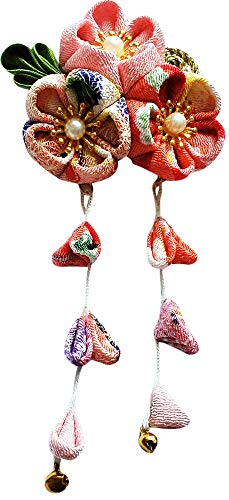 Crb Fashion Womens Girls Kimono Traditional Tsumami Kanzashi