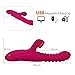 G-Spot Clitoris Vibrators Stimulation Clitoral Vibrators Treediride Nipple Anal Vagina Massager with Heating Sucking Function and 7 Vibrations Realistic Ribbit Vibrator Dildo Sex Toy for Women