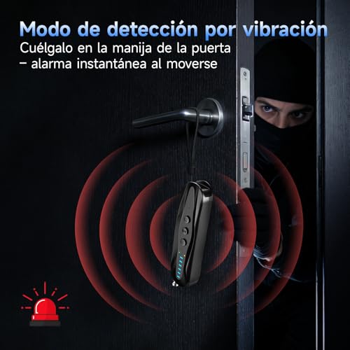 sunvito Hidden Camera Detector, 5 in 1 Anti-Spy RF Signal Scanner and GPS Tracker Detector, Portable Hidden Device Detector for Travel.