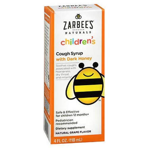 Amazon Com Zarbee S Naturals Children S Cough Syrup Grape Flavor