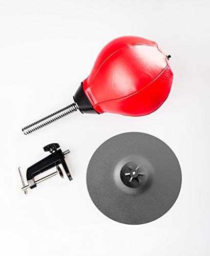 Stress Relief Toys, Desktop Punching Bag. Comes with Desk Clamp and Suction Cup