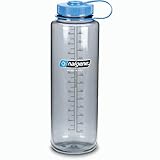 Nalgene Combo 48 oz GREY Silo Tritan Wide Mouth Hydration Bottle with Green C...