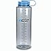 Nalgene Combo 48 oz GREY Silo Tritan Wide Mouth Hydration Bottle with Green C...