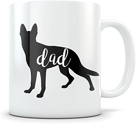 german shepherd dad mug