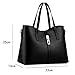 Fashion Road Womens Pu Leather Handbag Lady's Line Tote Bags WineRed