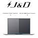 J&D Compatible for Huawei MateBook X Pro 2019 Screen Protector/MateBook X Pro 2018 Screen Protector (2-Pack), Not Full Coverage, Anti-Glare Matte Film Shield Screen Protector