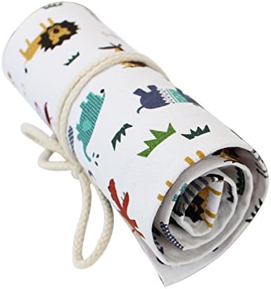 Large Pencil Wrap Case Pencil Pen Case with 36 Slots Art Pencil Case Makeup Brush Holder School Supplies Stationery Storage Pouch Bag Case for Boys Girls School Students 1 PCS 45 * 21cm