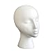 Styrofoam Head, Doinshop Mannequin Manikin Head Model Foam Wig Hair Glasses Display (Female, White #4)