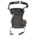 Innturt Nylon Tactical Leg Bag Pouch Fanny Pack Shoulder Messenger Bag (Black & Orange)