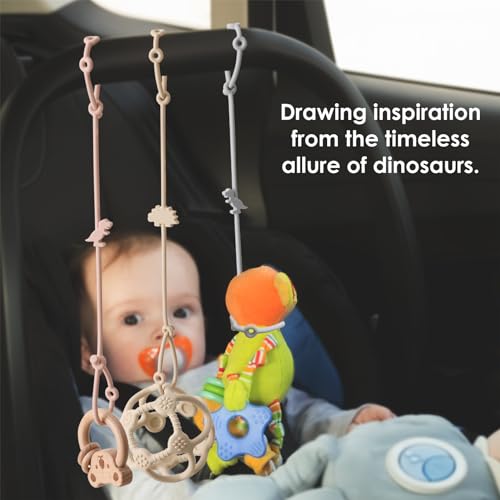 Andy Bear Toy Straps for Baby Toy Safety Straps Silicone High Chair Toy