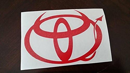 Toyota Evil 5.5" Vinyl Jdm Car Laptp Decal Sticker