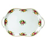 Royal Albert 40006484 Old Country Roses Handled Serving Platter, 19