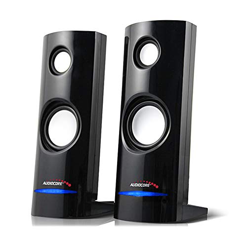 Audiocore-AC860-8W-35mm-USB-Portable-Bookshelf-Speaker-Set-PCLaptopTablet