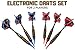 IgnatGames Premium Soft Tip Darts – 6/12 Pack Brass Barrels with Aluminum Shafts, 16 GlideXPro Flight Set, Tool Kit, Giftable Case & 100 Extra Tips