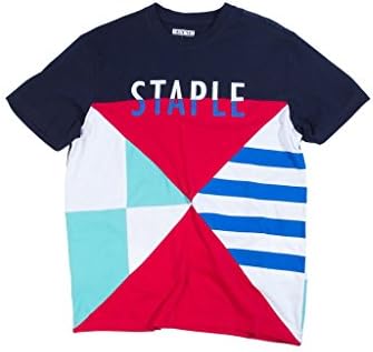 Staple Marina Flag TEE (Navy, Medium)