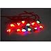 12 Pcs Christmas LED Light Up Santa Necklaces for Kids Party Favors, Christmas Stocking Stuffers Decorations Light up Toys Treat Bag Fillers Gift Wrap