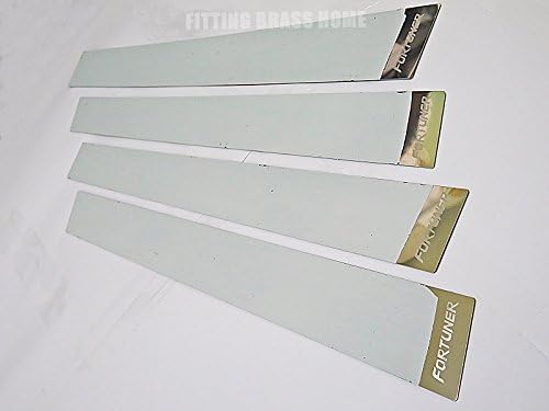 Stainless Chrome 4door Pillars Pillar Surrounds Fits Toyota Fortuner 05 06 07 08 10 11+