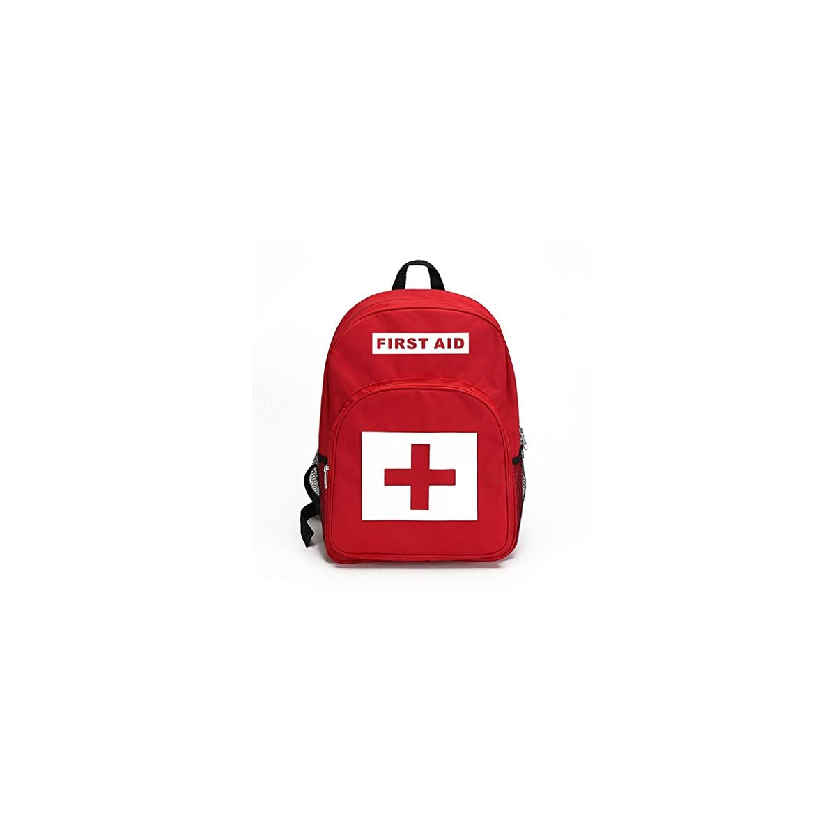 Lightweight Red Backpack for First Aid Kits Pack Emergency Treatment or