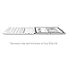 Anker Keyboard Cover for iPad Air 2 / Air Bluetooth Ultra-Slim with 6-Month Battery Life Between Charges and Comfortable Low-Profile Keys (White)