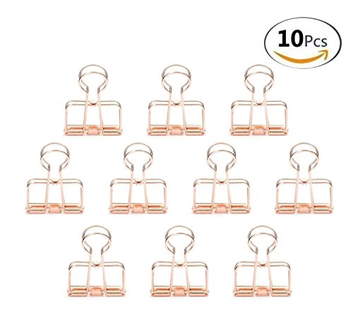 AceList 10 PCS Binder Wire Clips Paper Clamp Photo Picture Postcard Artwork Dorm DÃ©cor Wall Grid Accessory