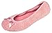 MIXIN Women's Ballerina Foldable Coral Fleece Ballerina Ballet Slip-on Flat Slippers Shoes