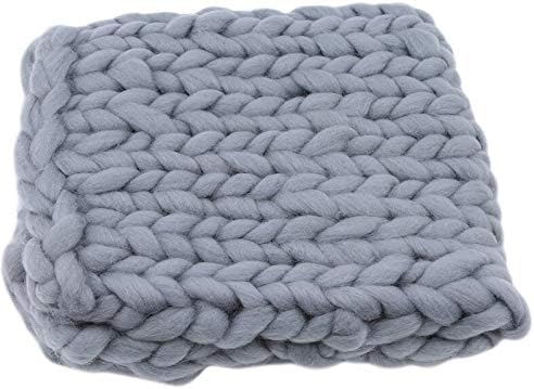 Newborn Photo Prop New Arrivals Knitted Wool Crochet Baby Blanket Newborn Photography Props Chunky Knit Blanket Basket Filler
