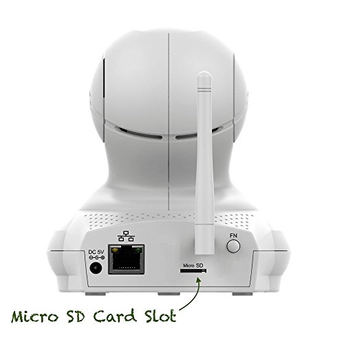 SereneLife-Wireless-IP-Camera-High-Definition-HD-720p-Wifi-Cloud-Cam-for-Indoor-Home-Security-Surveillance-Video-w-Night-Vision-Remote-Control-PTZ-Pan-Tilt-from-Mobile-or-PC-Mac-IPCAMHD61-White