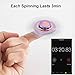 Opard Tri Fidget Spinner 2-4 Minutes Hand Spinning Toy Colorful Zinc Alloy for Child and Adult (Spiral Colorful)