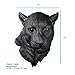 WALL CHARMERS Large Black Faux Mountain Lion Head Wall Hanging - 17