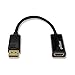 gofanco® Gold Plated 4K 30HZ DisplayPort to HDMI Adapter - Black, Male to Female for DisplayPort Enabled Desktops and Laptops to Connect to HDMI Displays (DPHDMI4K)