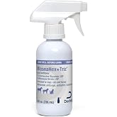 MiconaHex+Triz Spray Conditioner for Dogs, Cats and Horses, 8 oz, Clear | Antibiofilm, Moisturizing; Packaging May Vary