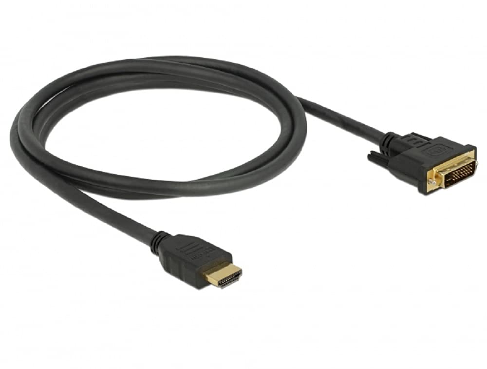 Delock HDMI to DVI 24+1 Cable Bi-Directional 1.5 m