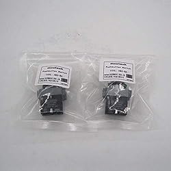 mxuteuk 2pcs 1 NO 22mm Green Momentary Push Button
